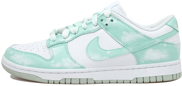 【定制球鞋】 Nike Dunk Low 白雲 星星 漸變 暈染 潮流復古 低筒 板鞋 女款 白綠 Buy 【定制球鞋】 Nike Dunk Low 白雲 星星 漸變 暈染 潮流復古 低筒 板鞋 女款 白綠