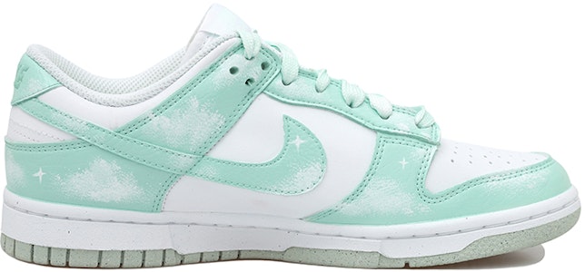 【定制球鞋】 Nike Dunk Low 白雲 星星 漸變 暈染 潮流復古 低筒 板鞋 女款 白綠 Order 【定制球鞋】 Nike Dunk Low 白雲 星星 漸變 暈染 潮流復古 低筒 板鞋 女款 白綠