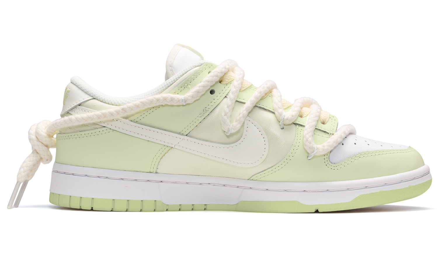 Order (W) ナイキ ダンク low 白ライム黄緑 (Nike Dunk Low 白ライム黄緑) DD1503-600(TeamE-女款芝芝青提白青黄QD)