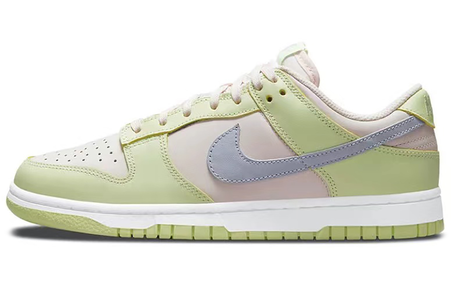 Sizing (W) ナイキ ダンク low 白ライム黄緑 (Nike Dunk Low 白ライム黄緑) DD1503-600(TeamE-女款芝芝青提白青黄QD)