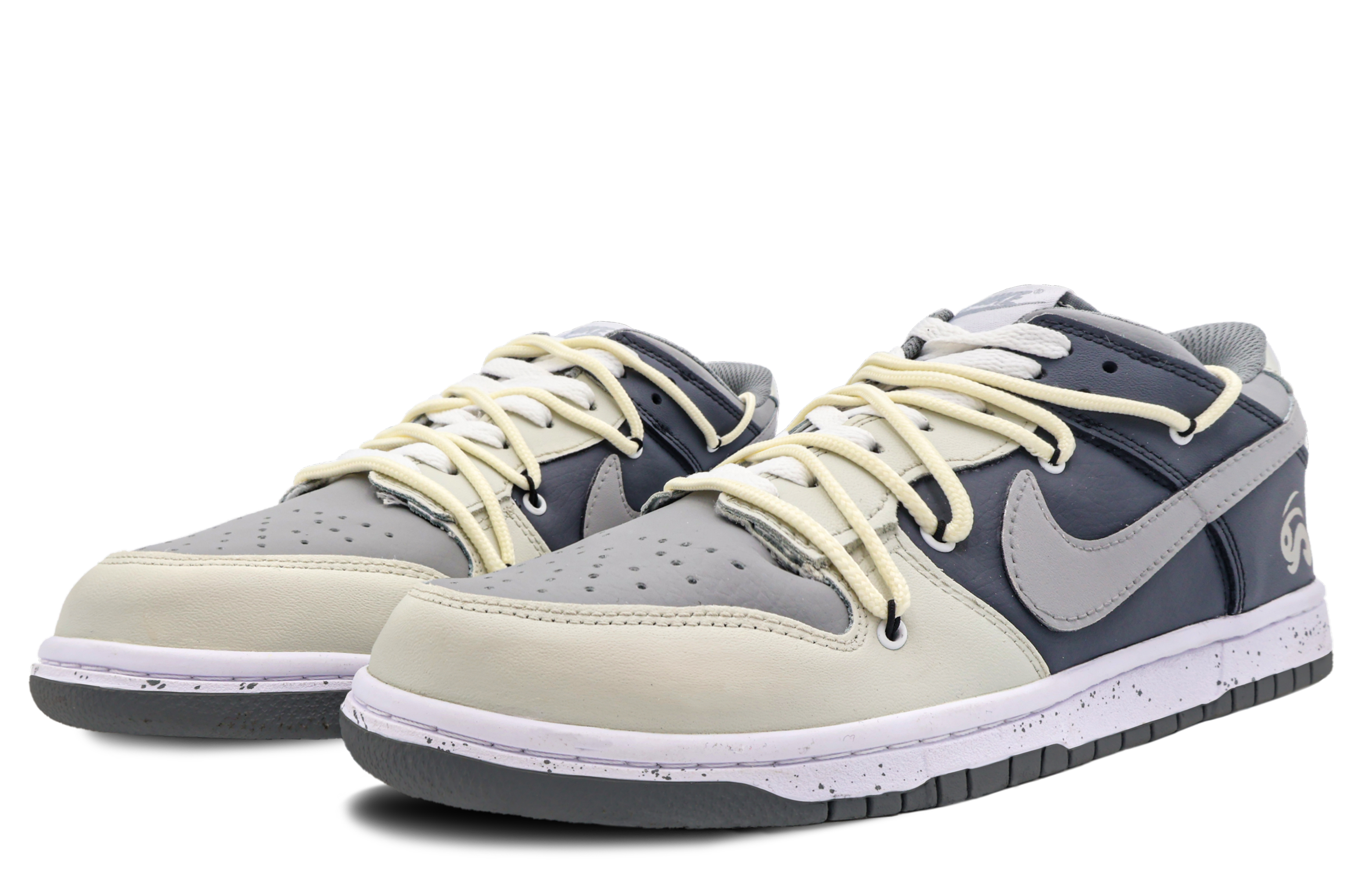 Lookbook (W) [Kasut Custom] Nike Dunk Low 'White Moonlight - Kelabu Pudar' DD1503-117(Team53-女款白月秋南)