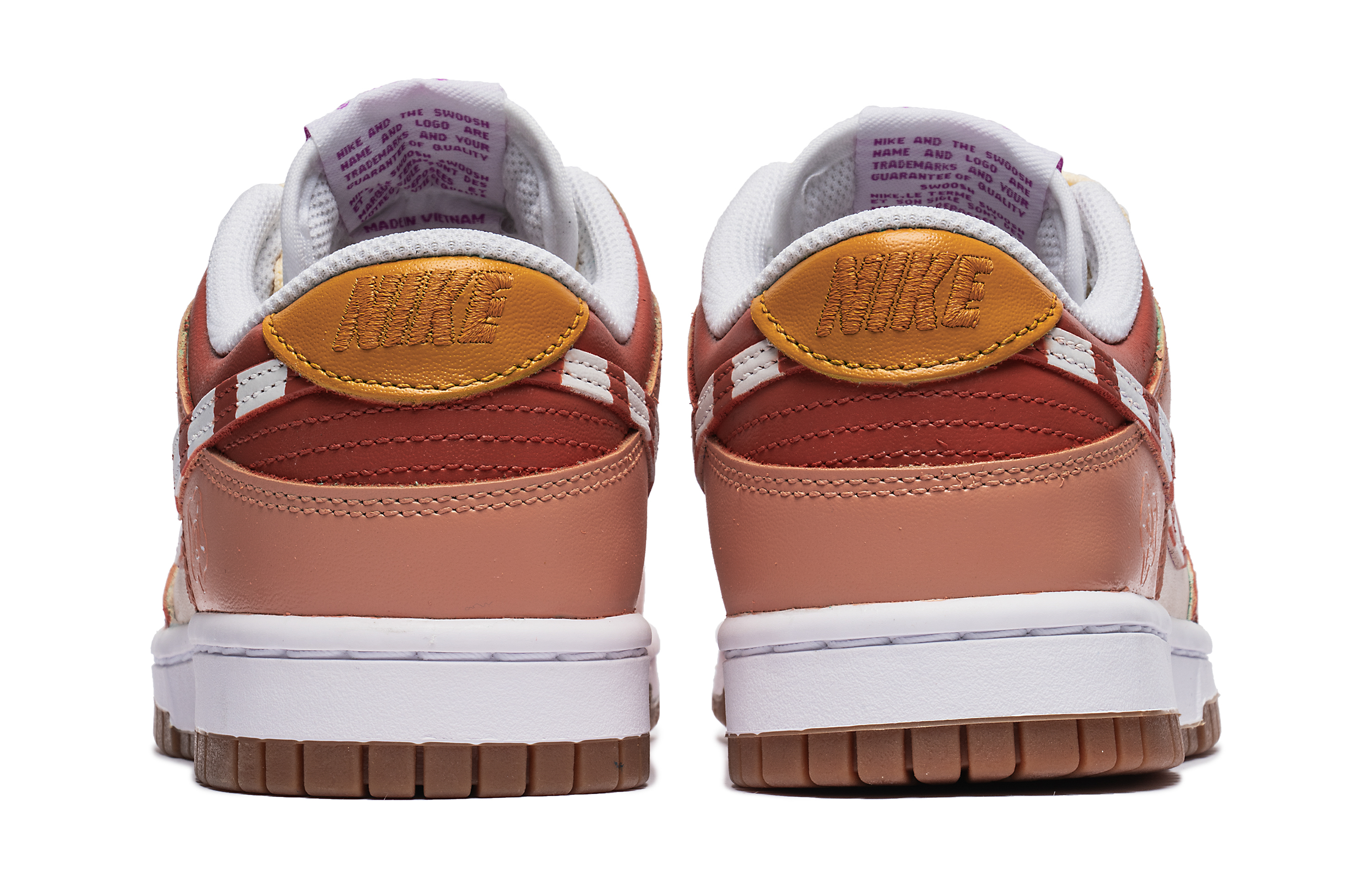 Purchase (W) [Custom Shoes] Nike Dunk Low 'Putih Oranye Natal Sakura Permen Coklat' FD9922-151(TeamB-女款樱花糖果白红)