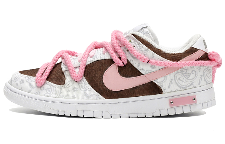 Buy (W) [Sepatu Custom] Nike Dunk Low 'White Paisley Bubble Jellyfish Sweet Latte' DJ9955-100(Team15-女款百利甜拿铁白棕粉)