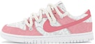 Buy (W) Zapatillas Nike Dunk Low 'Blanco Paisley - Rosa Cerezo' Personalizadas DJ9955-100(TeamK-樱花奶冻QD)