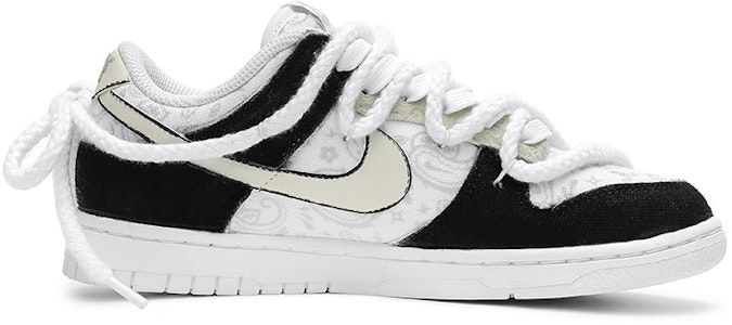 (W) ナイキ ダンク ロー "白ペイズリー" (カスタム) DJ9955-100(Team33-搞怪猫女款) Order (W) ナイキ ダンク ロー "白ペイズリー" (カスタム) DJ9955-100(Team33-搞怪猫女款)