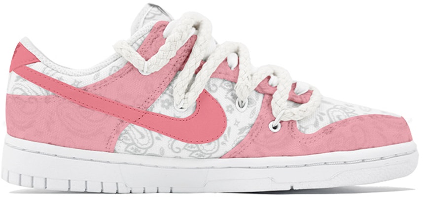 (W) Zapatillas Nike Dunk Low 'Blanco Paisley - Rosa Cerezo' Personalizadas DJ9955-100(TeamK-樱花奶冻QD) Order (W) Zapatillas Nike Dunk Low 'Blanco Paisley - Rosa Cerezo' Personalizadas DJ9955-100(TeamK-樱花奶冻QD)