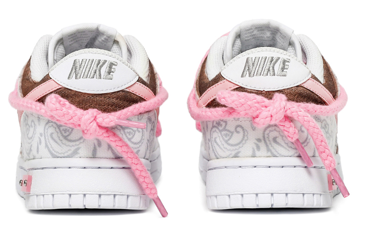 Purchase (W) [Sepatu Custom] Nike Dunk Low 'White Paisley Bubble Jellyfish Sweet Latte' DJ9955-100(Team15-女款百利甜拿铁白棕粉)