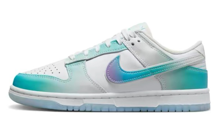 Details for (W) [Kasut Rekaan Khas] Nike Dunk Low 'White Phantom Berry Spider Dopamine Warna-Warni' FJ7743-194(TeamI-女款白色幽灵K蓝白粉)