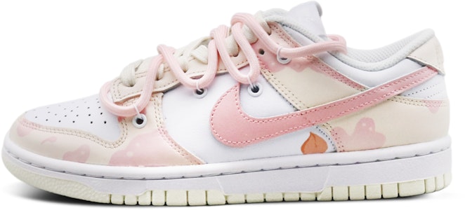 (W) 나이키 덩크 로 '화이트 핑크' (커스텀) DD1503-121(Team8-女款人间水蜜桃白粉) Buy (W) 나이키 덩크 로 '화이트 핑크' (커스텀) DD1503-121(Team8-女款人间水蜜桃白粉)