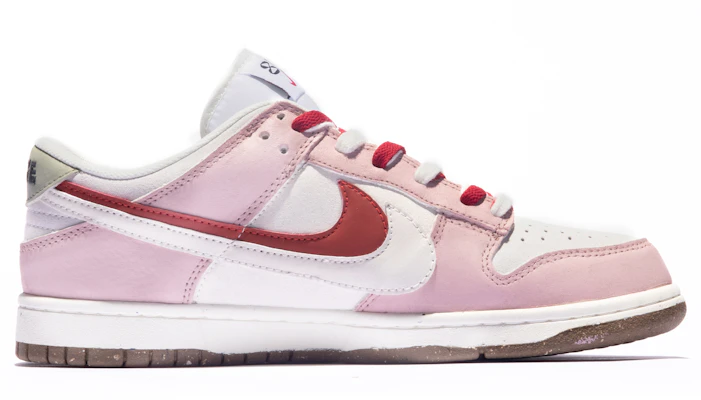 【定制球鞋】Nike Dunk Low 低幫 板鞋 女款 白粉灰 Order 【定制球鞋】Nike Dunk Low 低幫 板鞋 女款 白粉灰