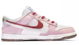 Order 【定制球鞋】Nike Dunk Low 低幫 板鞋 女款 白粉灰