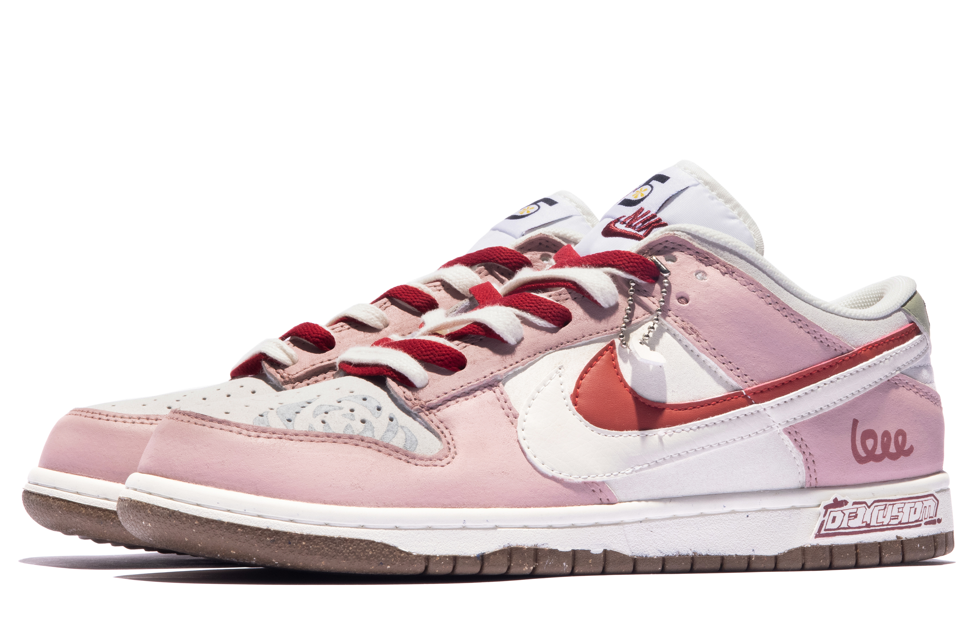 Lookbook (W) [定制鞋款] 耐克Dunk Low '白粉灰' DO9457-100(TeamM-女款玫瑰有约S-BOX)