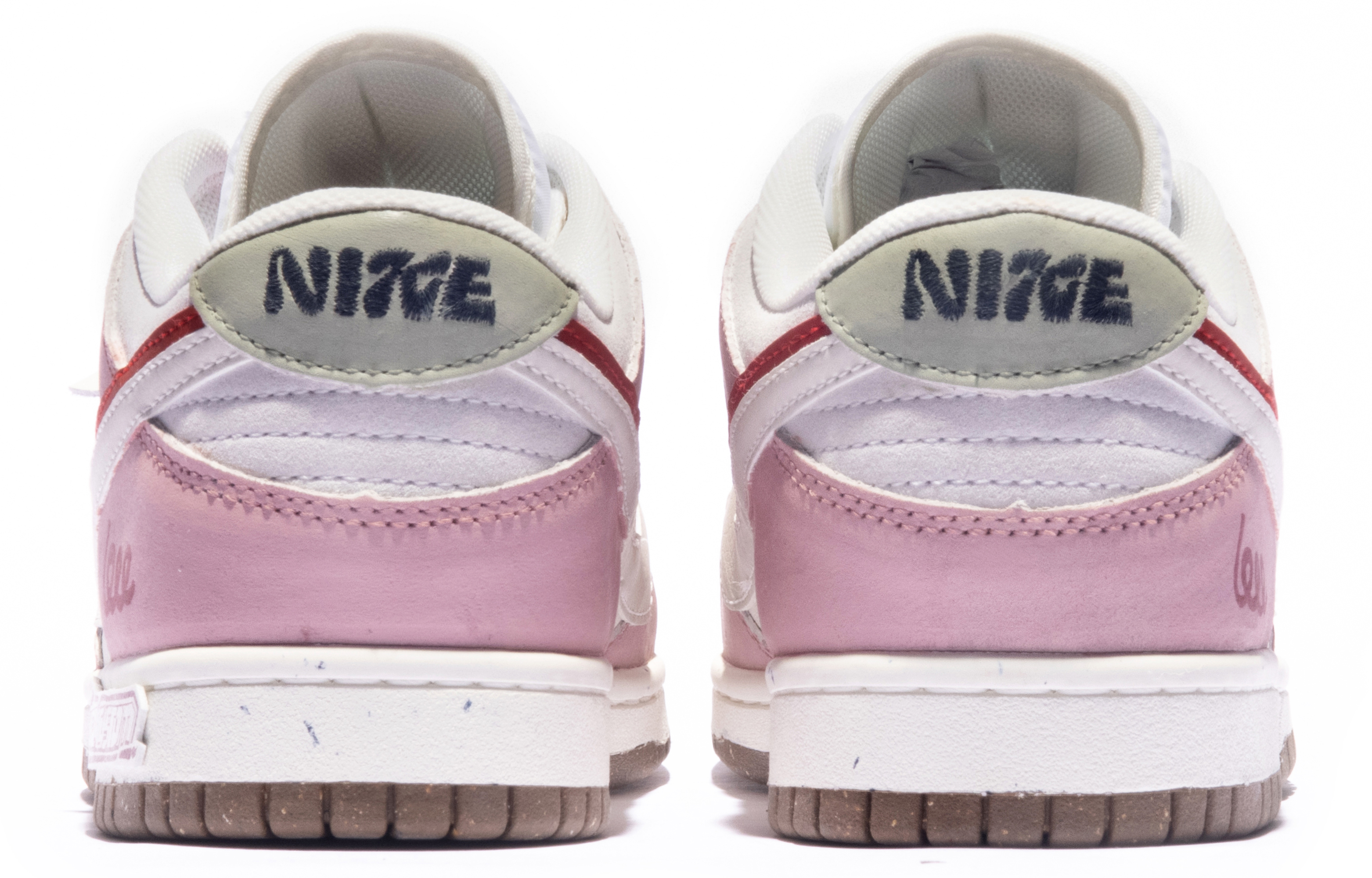 Shop (W) [定制鞋款] 耐克Dunk Low '白粉灰' DO9457-100(TeamM-女款玫瑰有约S-BOX)