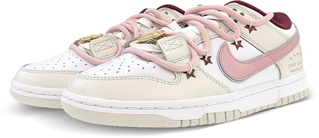 (W) ナイキ ダンク LOW 白ピンク Rebel Love (カスタム) DV1160-100(Team40-女款放肆爱白粉) Lookbook (W) ナイキ ダンク LOW 白ピンク Rebel Love (カスタム) DV1160-100(Team40-女款放肆爱白粉)