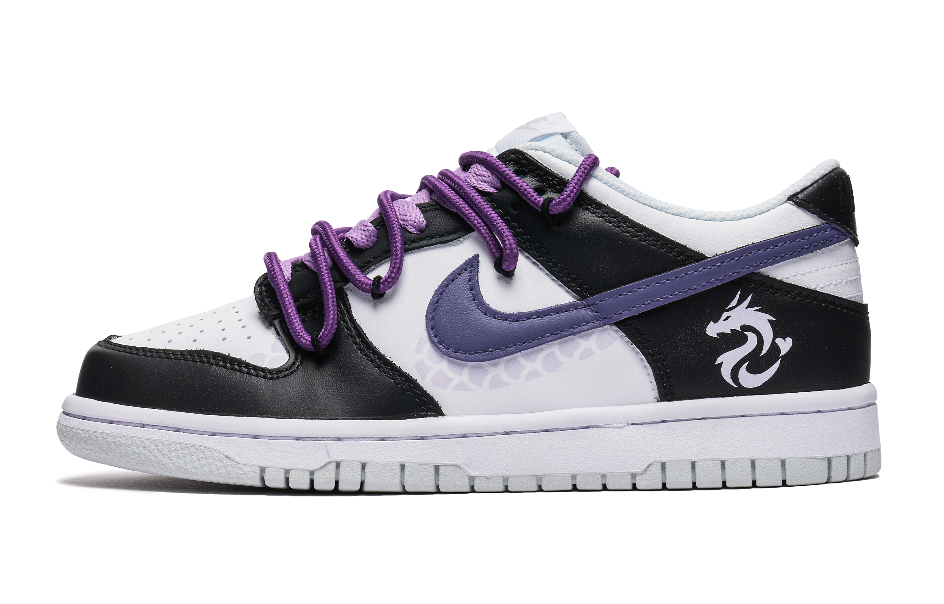 Lookbook (W) [定制鞋款] 耐克Dunk Low‘白紫龙年’ DH9765-102(Team22-女款锦鲤龙鳞白紫)