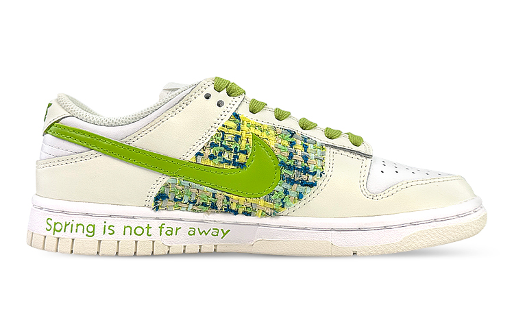 Order (W) [Sneakers Kustom] Nike Dunk Low 'Putih Sail' DD1503-121(Team76-女款踏青小香风白绿)