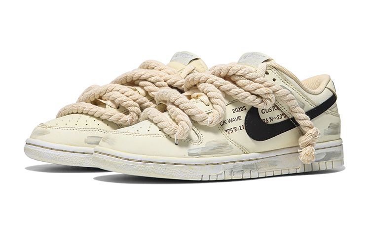 Lookbook (W) [Sepatu Kustom] Nike Dunk Low 'Putih Sail' DD1503-121(Team24-女款浸染沙漠QD)