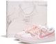 Buy 【定制球鞋】 Nike Dunk Low White Sail 國慶出遊穿搭主題 解構 笑臉 縫線 情侶 高街 特殊禮盒 低幫 板鞋 女款 櫻花粉