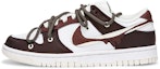 Buy (W) Nike Dunk Low カスタム 白セイルチョコラバ DD1503-121(Teamfour-女款酒红S-BOX)