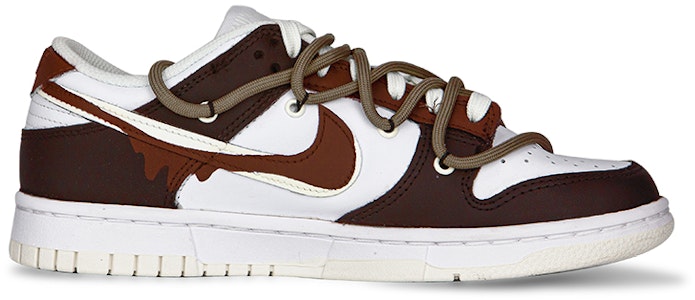 (W) Nike Dunk Low カスタム 白セイルチョコラバ DD1503-121(Teamfour-女款酒红S-BOX) Order (W) Nike Dunk Low カスタム 白セイルチョコラバ DD1503-121(Teamfour-女款酒红S-BOX)