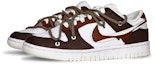 Lookbook (W) Nike Dunk Low カスタム 白セイルチョコラバ DD1503-121(Teamfour-女款酒红S-BOX)