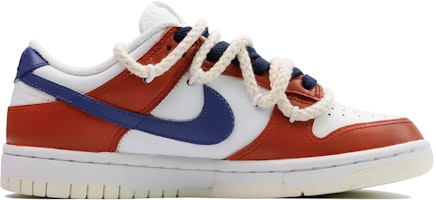 【客製化球鞋】Nike Dunk Low 白色帆布 惡魔甜心 街頭經典百搭板鞋 潮流復古 解構 低筒 板鞋 女款 白棕色 Lookbook 【客製化球鞋】Nike Dunk Low 白色帆布 惡魔甜心 街頭經典百搭板鞋 潮流復古 解構 低筒 板鞋 女款 白棕色