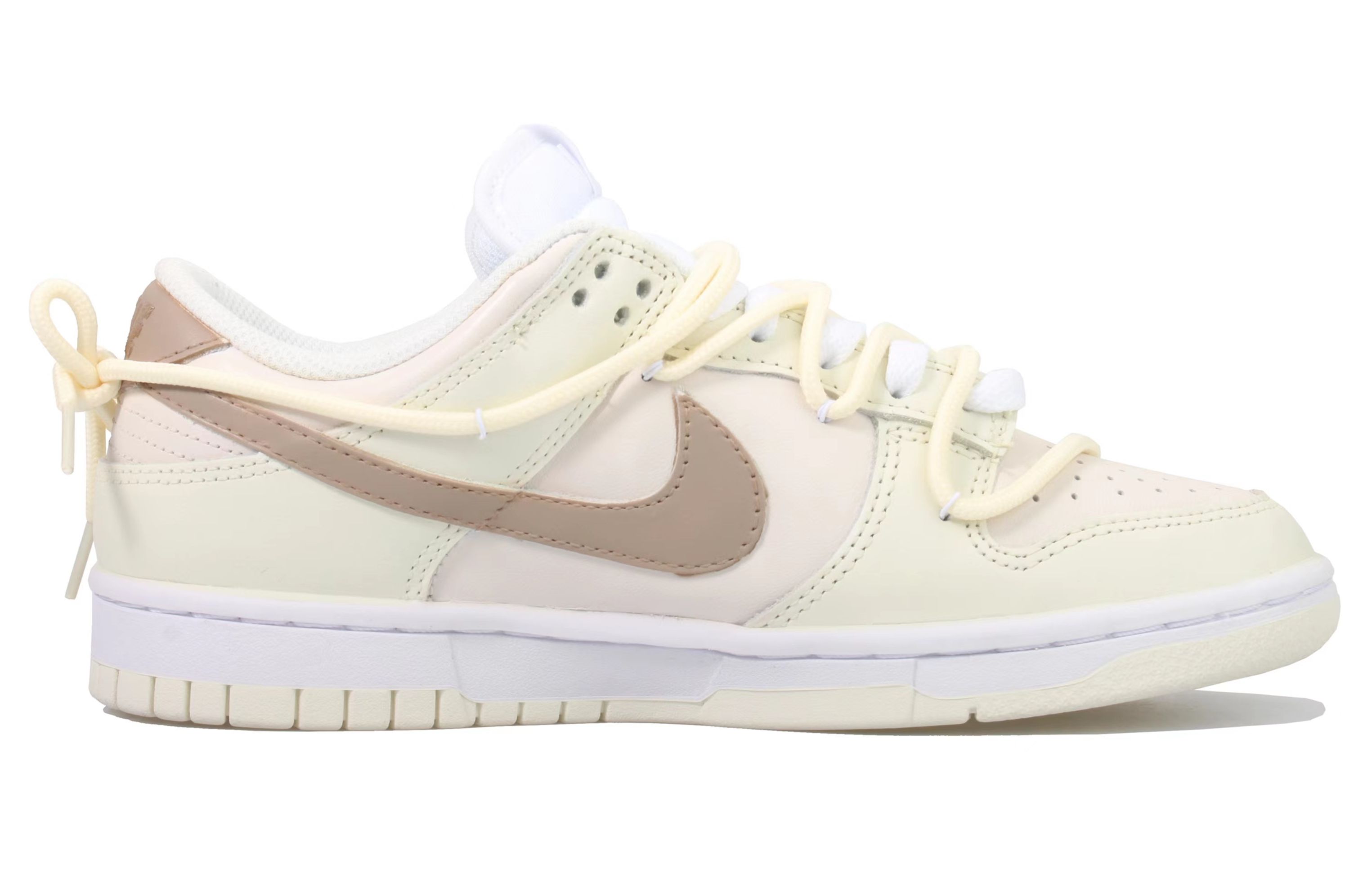 Order (W) [Kasut Custom] Nike Dunk Low 'Putih Sail Lemon Champagne' DD1503-121(Team33-柠檬香槟-女款)