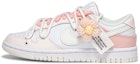 Buy (W) Nike Dunk Low カスタム 白セイル桜ピンク DD1503-121(Teamfour-女款小花S-BOX)