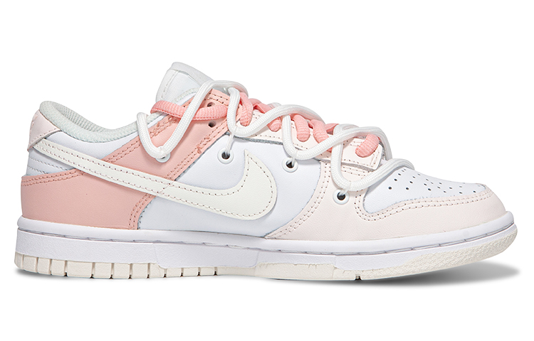 Order (W) [Kasot Tersuai] Nike Dunk Rendah 'Putih Layar Merah Jambu Sakura' DD1503-121(Teamfour-女款小花S-BOX)