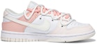 Order (W) Nike Dunk Low カスタム 白セイル桜ピンク DD1503-121(Teamfour-女款小花S-BOX)