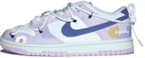 Buy 【定制球鞋】 Nike Dunk Low 星溯未來 婚鞋 冬日暖陽 淡紫 雛菊暗夜紫 低幫 板鞋 女款 藍紫白