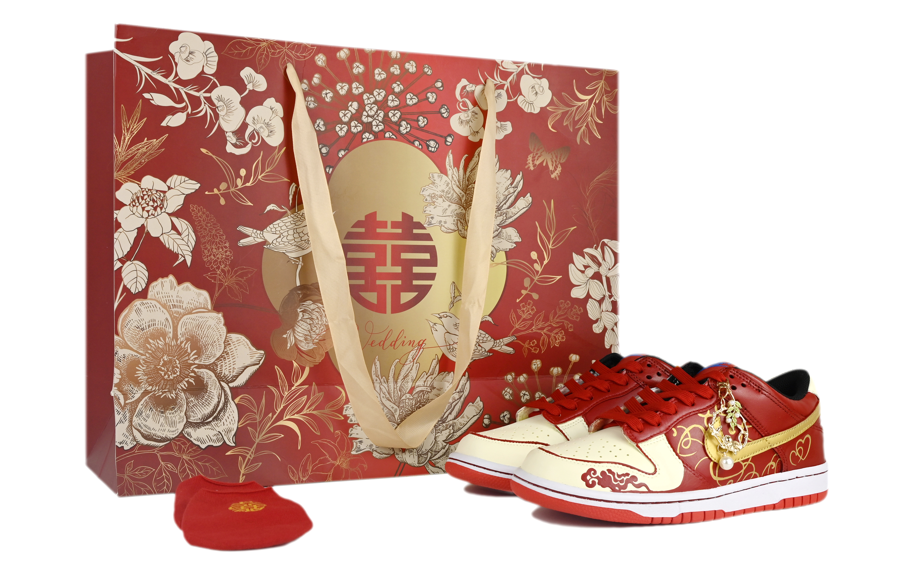 [Custom Shoes] (Women) Nike Dunk Low 'Wo Ai Custom' DH9765-103-486413