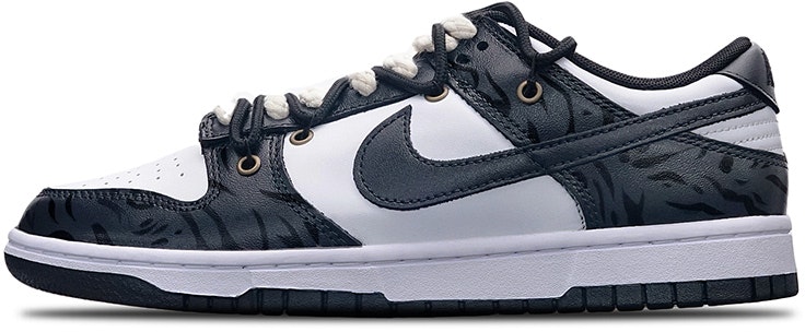custom-shoes-women-nike-dunk-low-year-of-the-tiger-cny-black-and-white