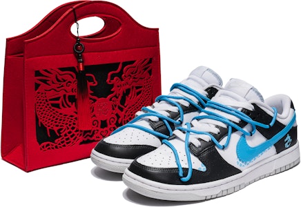 【客製球鞋】Nike Dunk 龍年限定 春夏 熊貓 簡約 雙鉤 錦鯉龍鱗 解構 低筒 板鞋 女款 大學藍 Buy 【客製球鞋】Nike Dunk 龍年限定 春夏 熊貓 簡約 雙鉤 錦鯉龍鱗 解構 低筒 板鞋 女款 大學藍