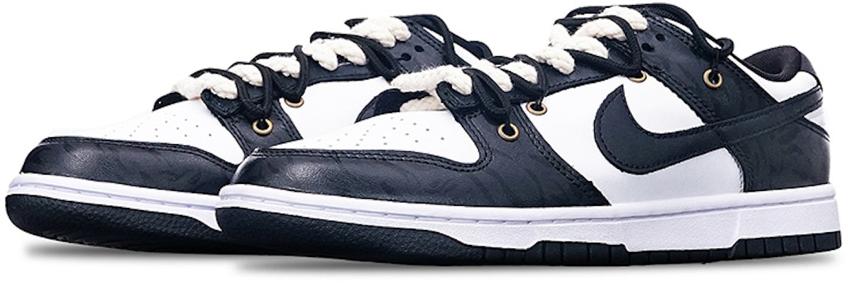 (W) 나이키 덩크 로우 '흑호 해' (80자 제한 내) DD1503-101(TeamT-女款纹暗花黑白) Lookbook (W) 나이키 덩크 로우 '흑호 해' (80자 제한 내) DD1503-101(TeamT-女款纹暗花黑白)