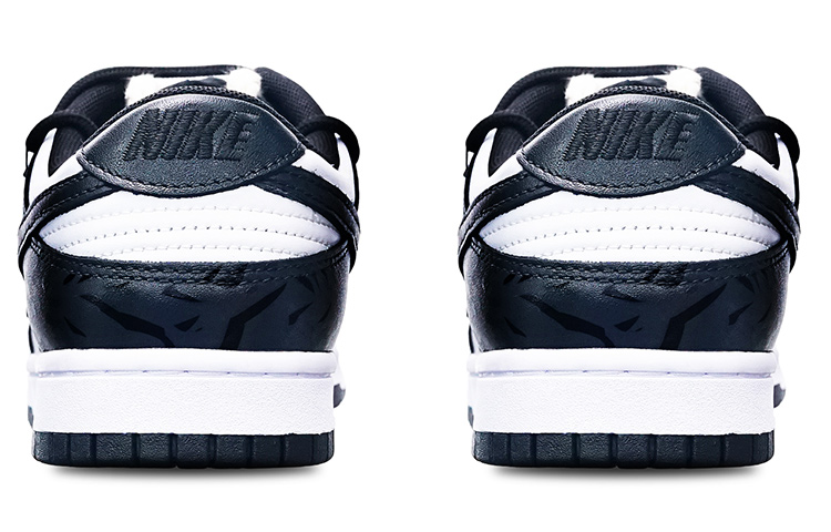 Shop (W) [Sepatu Custom] Nike Dunk Low 'Tahun Macan CNY Hitam dan Putih' DD1503-101(TeamT-女款纹暗花黑白)