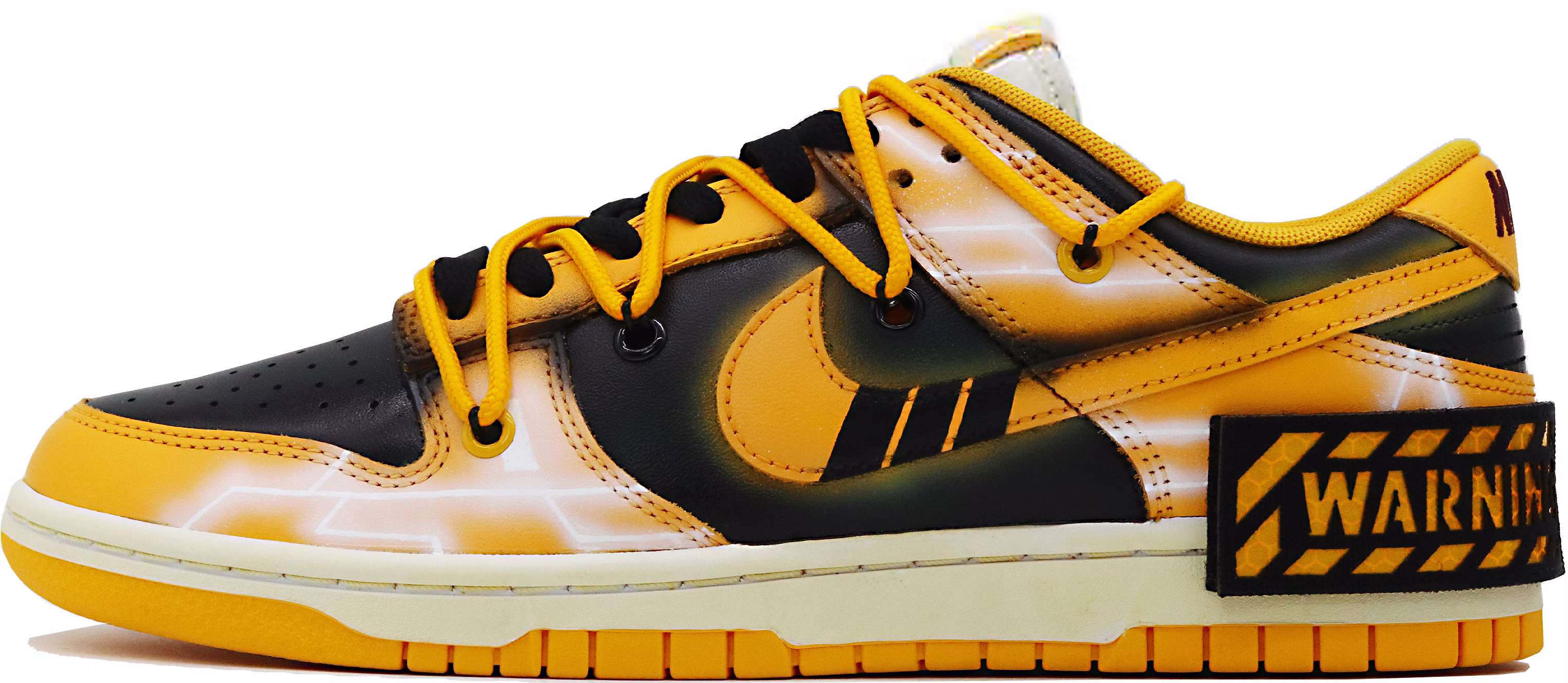 custom-shoes-women-nike-dunk-low-yellow-alert-dd-1503-002-team52