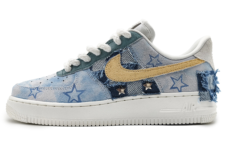 Buy (W) [定制鞋款] 耐克Dunk Low '黄蓝白拼接' FD0883-400(Team16-浅星牛仔布贴蓝)