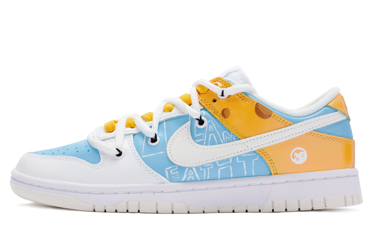 Buy (W) [Zapatos Personalizados] Nike Dunk Low 'Queso Azul y Amarillo' DD1503-121(TeamR-女款芝士黄蓝S-BOX)