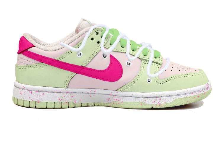 Order (W) Zapatillas Nike Dunk Low 'Amarillo Verde Rosa Rojo Salpicadura' DD1503-600(Team拾玖-青提玫玫S-BOX)