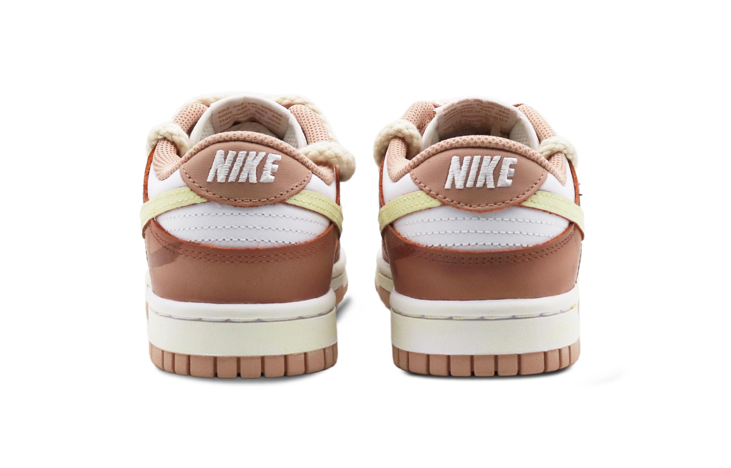 Purchase 【訂製球鞋】Nike Dunk Low 個性女孩 街頭塗鴉 做舊 vibe風 系帶 塗鴉 字母 低筒 板鞋 女款 黃粉