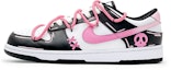 Buy 【定製球鞋】Nike Dunk Low 減齡穿搭 怪趣骷髏 特殊鞋盒 舒適 低幫 板鞋 女款 黑白粉