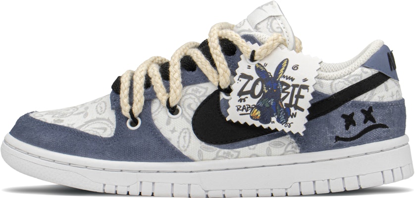 【定制球鞋】 Nike Dunk Low FZBB 減齡禮盒 殭屍兔 塗鴉 低幫 板鞋 女款 紫黑 Buy 【定制球鞋】 Nike Dunk Low FZBB 減齡禮盒 殭屍兔 塗鴉 低幫 板鞋 女款 紫黑