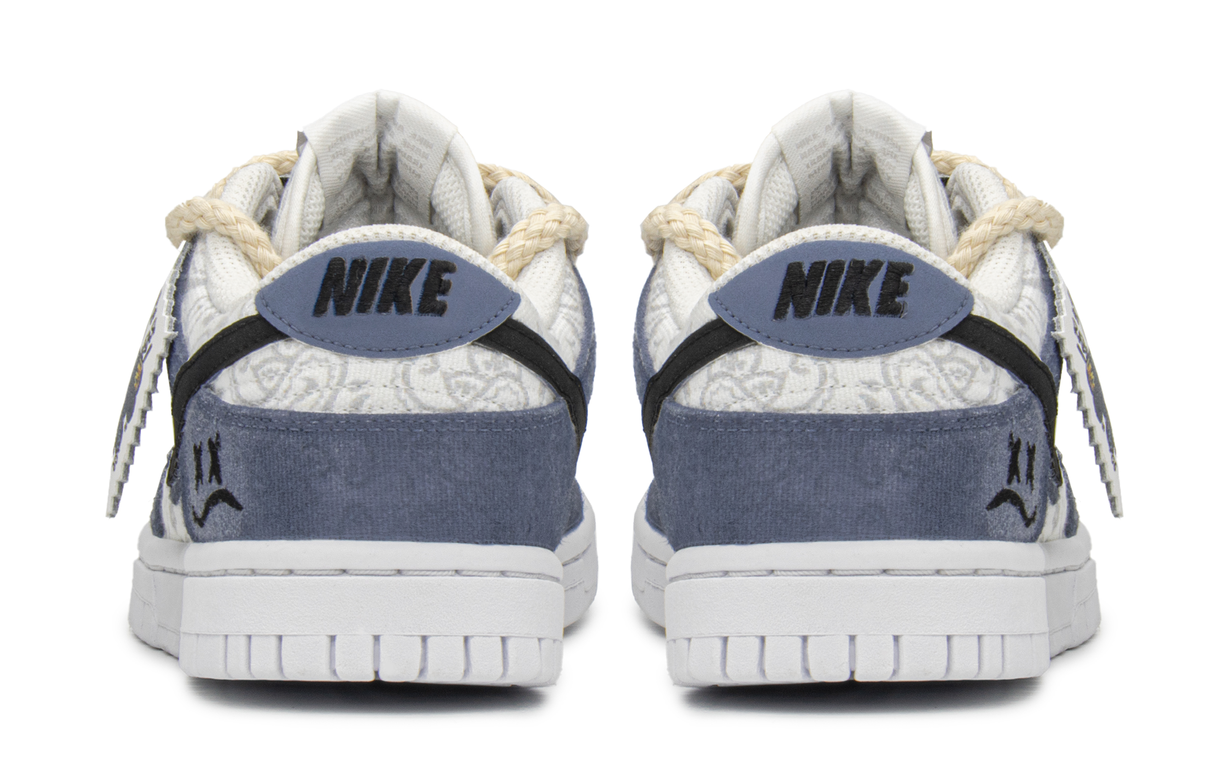 Shop (W) Zapatillas Nike Dunk Low 'Zombie Rabbit Graffiti Púrpura-Negro' DJ9955-100(TeamA-DK僵尸兔S-BOX)