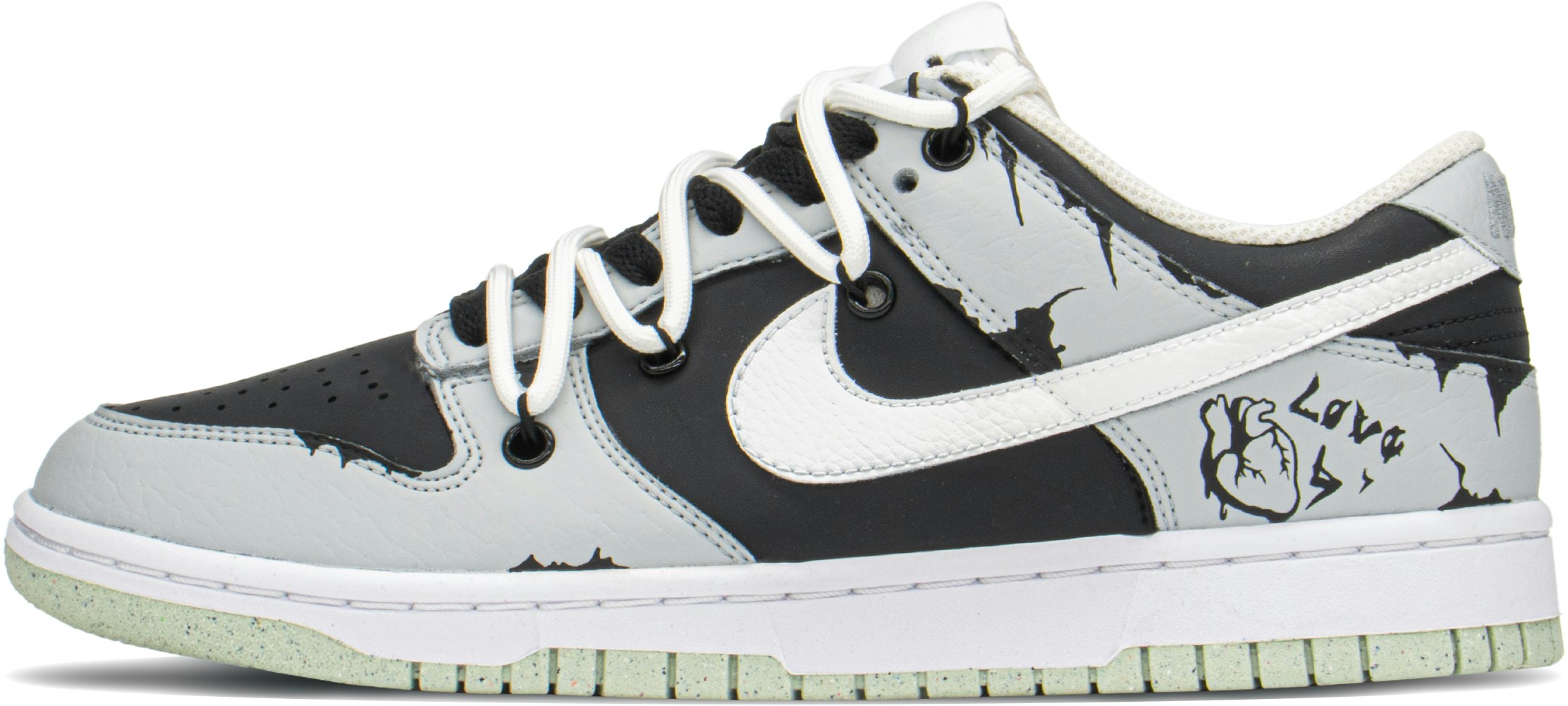 custom-shoes-women-nike-dunk-low-blue-white-gold-christmas-gift-frozen-shooting-stars