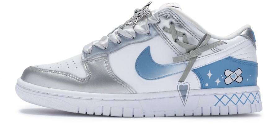 (W) Nike Dunk Low Personalizadas "Dulzura Azul" #811 DH4403-700(Team80-女款七夕blue白蓝银) Buy (W) Nike Dunk Low Personalizadas "Dulzura Azul" #811 DH4403-700(Team80-女款七夕blue白蓝银)