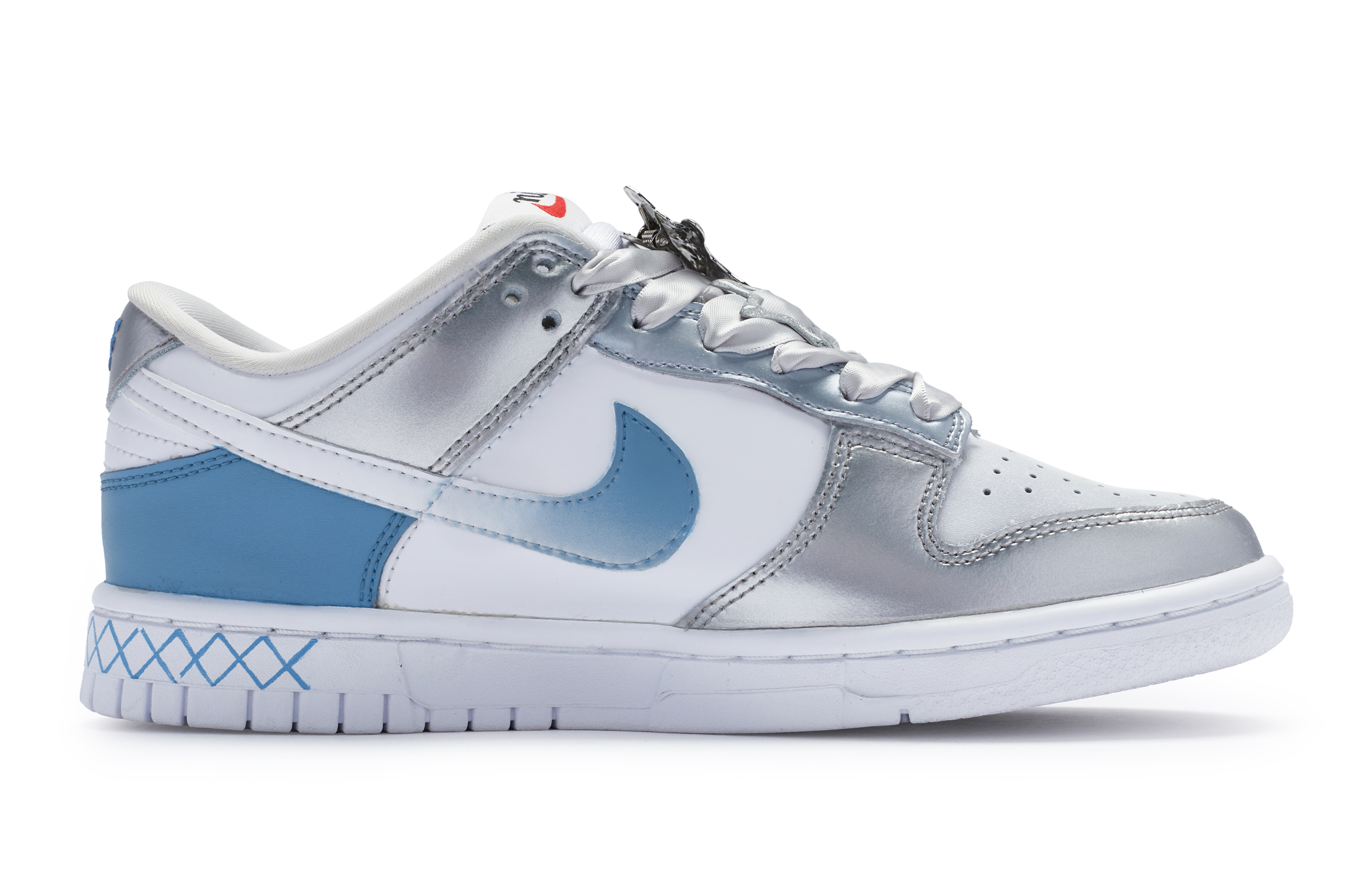 Order (W) Nike Dunk Low Personalizadas "Dulzura Azul" #811 DH4403-700(Team80-女款七夕blue白蓝银)