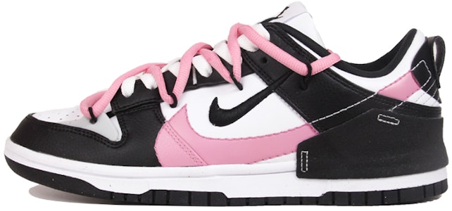 【訂製球鞋】Nike Dunk Low Disrupt 2 簡約解構 高街 低幫 板鞋 女款 黑白粉 Buy 【訂製球鞋】Nike Dunk Low Disrupt 2 簡約解構 高街 低幫 板鞋 女款 黑白粉