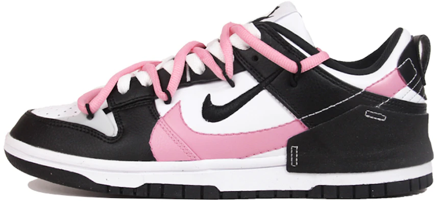 【訂製球鞋】Nike Dunk Low Disrupt 2 簡約解構 高街 低幫 板鞋 女款 黑白粉 Buy 【訂製球鞋】Nike Dunk Low Disrupt 2 簡約解構 高街 低幫 板鞋 女款 黑白粉