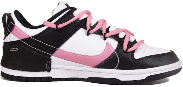 【訂製球鞋】Nike Dunk Low Disrupt 2 簡約解構 高街 低幫 板鞋 女款 黑白粉 Order 【訂製球鞋】Nike Dunk Low Disrupt 2 簡約解構 高街 低幫 板鞋 女款 黑白粉